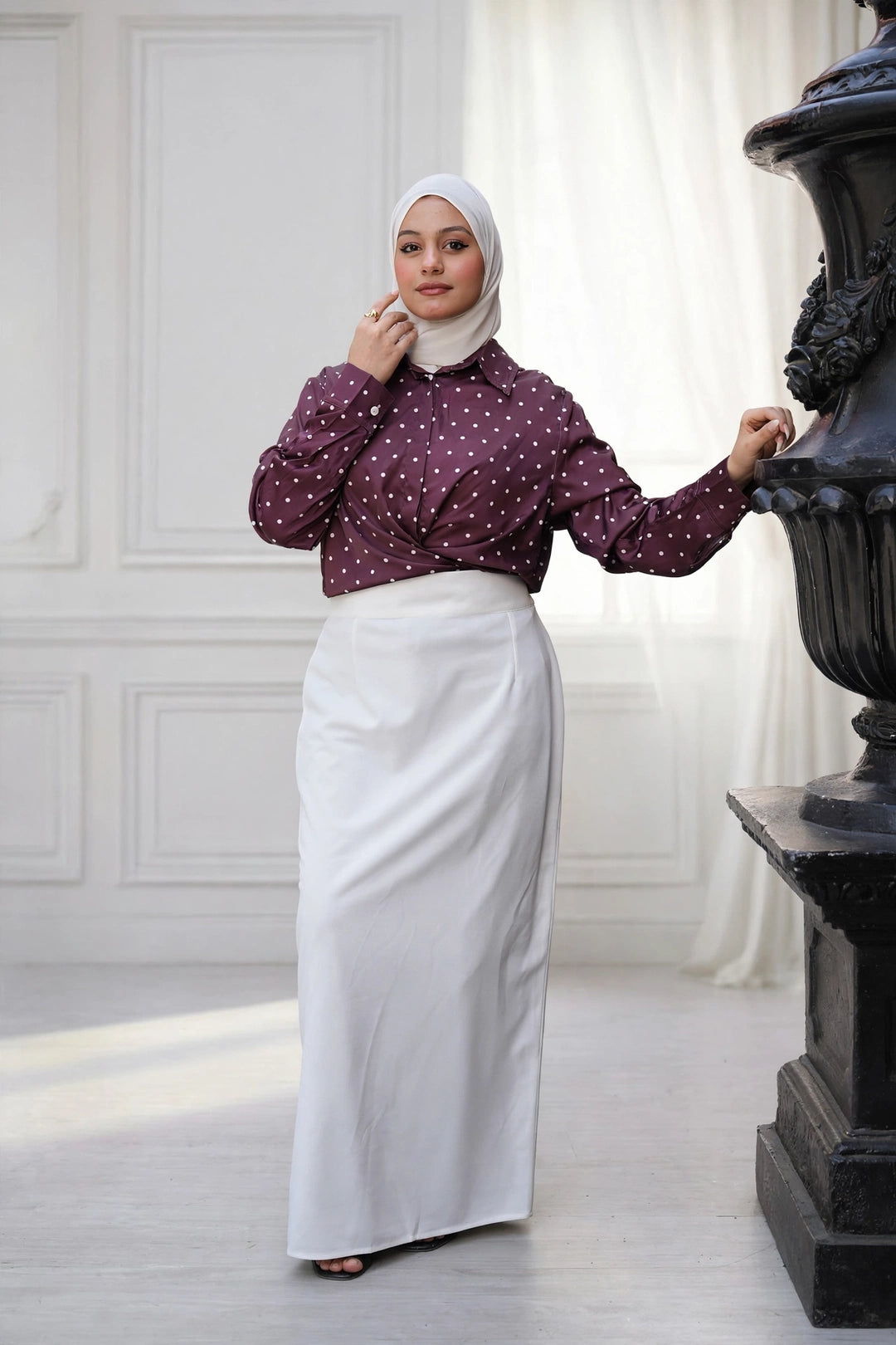 Element white skirt