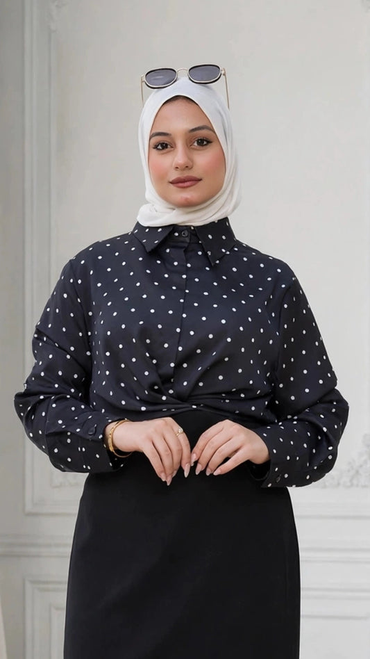 Polka Dot black Shirt