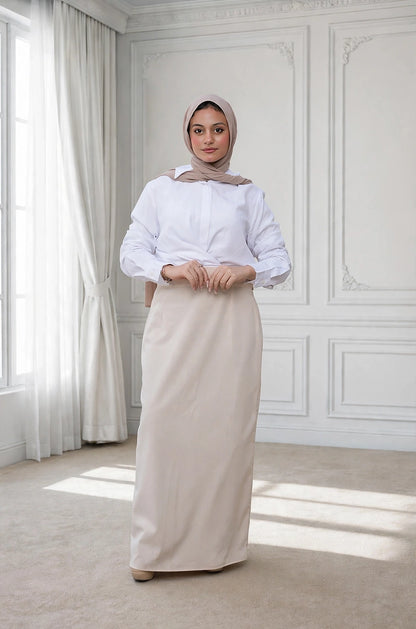 Breathable white cotton Shirt